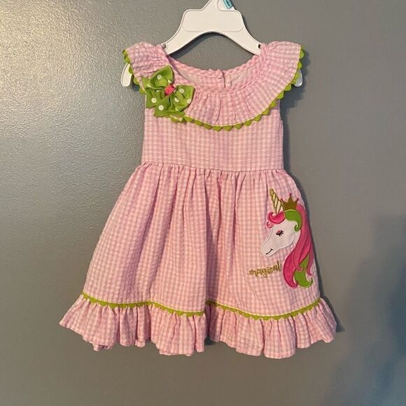 - Emily Rose little girls unicorn dress - Picture 1 of 5